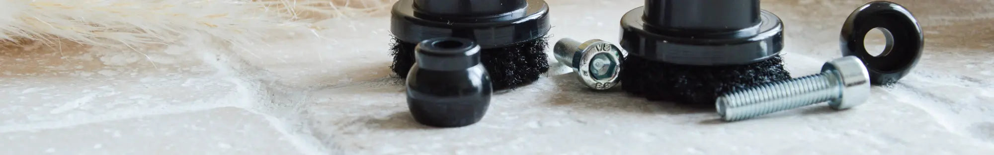 Stoeldoppen met schroefdraad