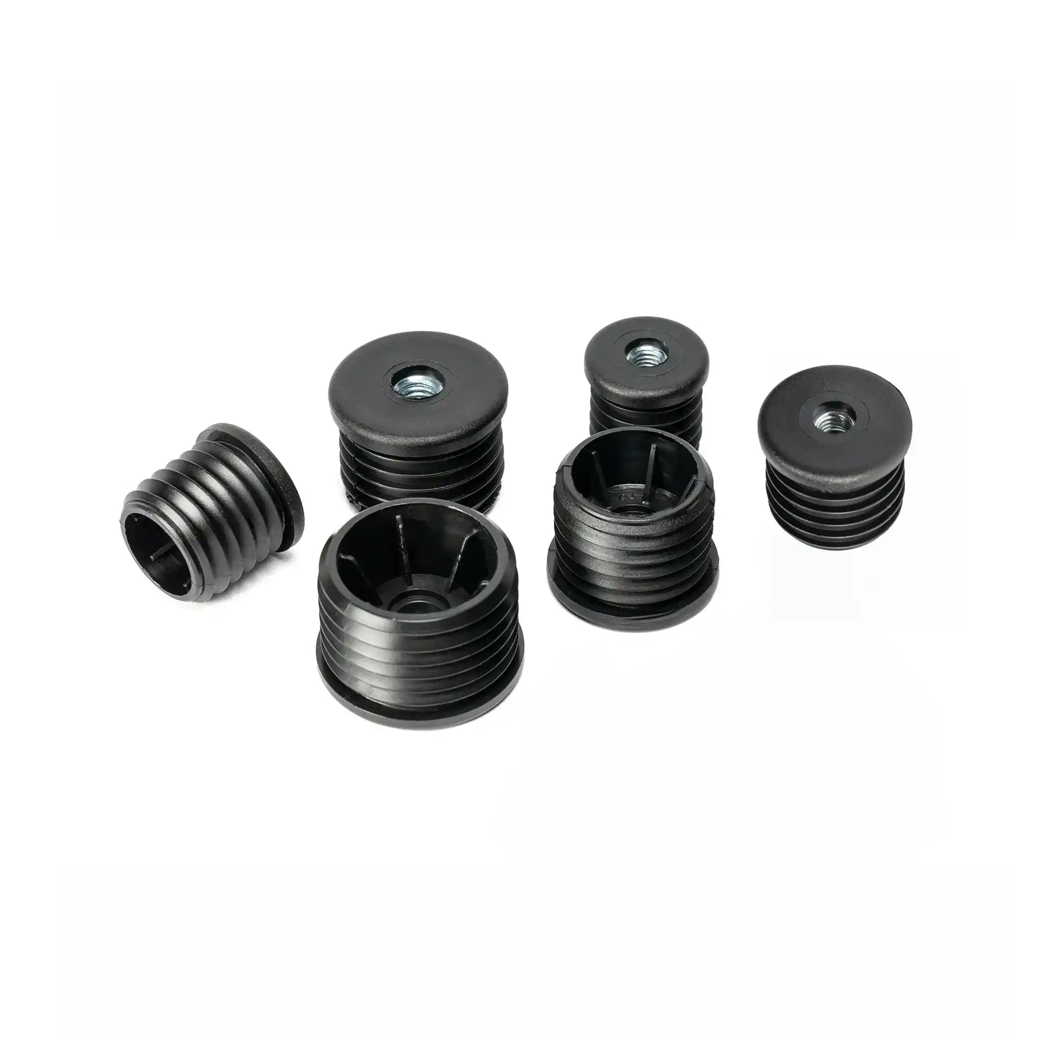 Threaded Round Tube Insert for Castor Wheels